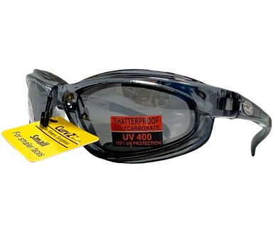 Curv-Z Insulated Sunglasses Gloss Crystal - Grey (Small Face)