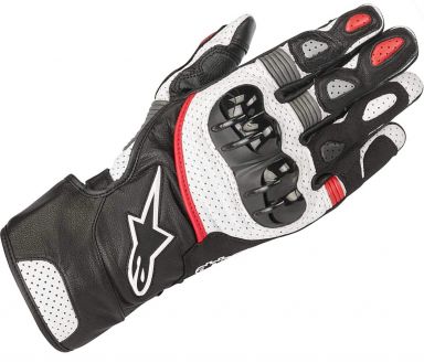 Alpinestars SP-2 V2 Gloves Black/White/Red - CLOSEOUT