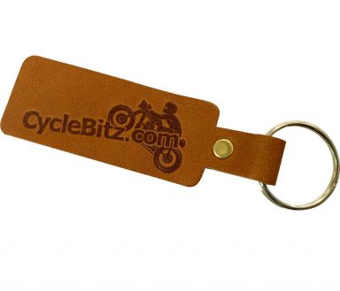 CycleBitz Leather Firebrand Keychain