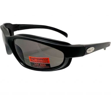 Curv-Z Sunglasses Matte Black - Smoke (1.50 Bifocal)