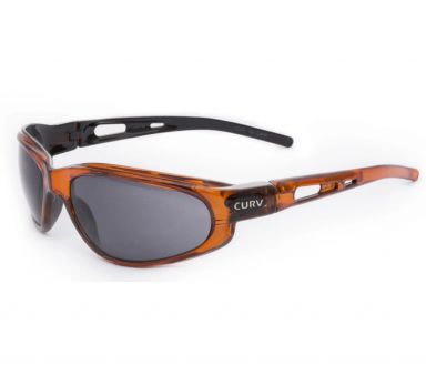 Curv Sunglasses Crystal Orange - Smoke