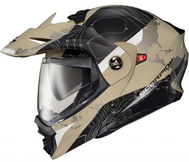 Scorpion EXO-AT960 Modular Helmet Topographic Sand/Black