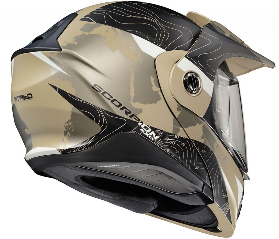 scorpion battleflage helmet ADX 1 Sable Motorcycle Helmet, Black/Sand, Size XL Automotive road use NEW for '26* 🔥 Scorpion