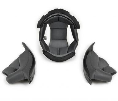 Scorpion EXO-R320 KwikWick II Liner/Cheek Pad Kit (Black Snaps)
