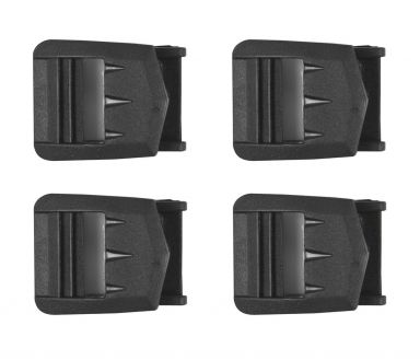 Fly Racing Maverik/Kinetic Strap Receiver Kit Adult 4pc - Black