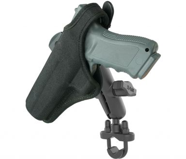 RAM Mounts Hand Gun Holster Handlebar Mount Kit