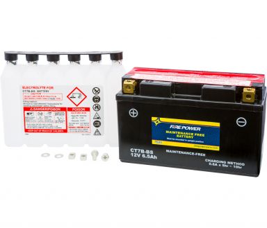 Fire Power AGM Battery CT7B-BS (YT7B-BS)