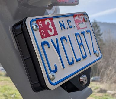 Grifter Behind-The-License-Plate Storage Box