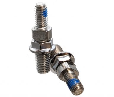 Kuryakyn 1413 Mirror Adapters M10 (R+L) to 5/16