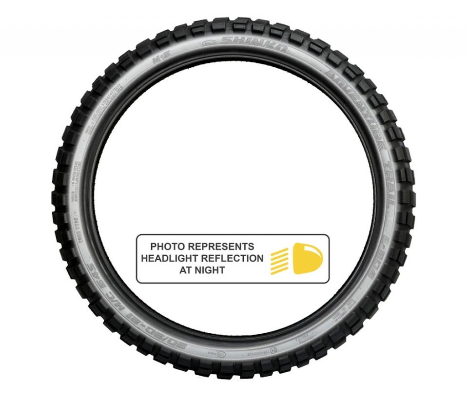 cyclebitz: Shinko 804 Dual Sport Front Tire 110/80-19 Reflector