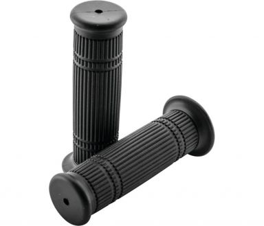 BikeMaster Splined Motorcycle Grips 7/8" Black 102290