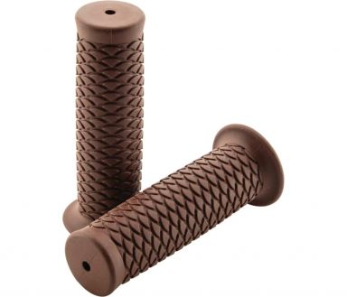 BikeMaster Scales Motorcycle Grips 7/8" Brown 102291