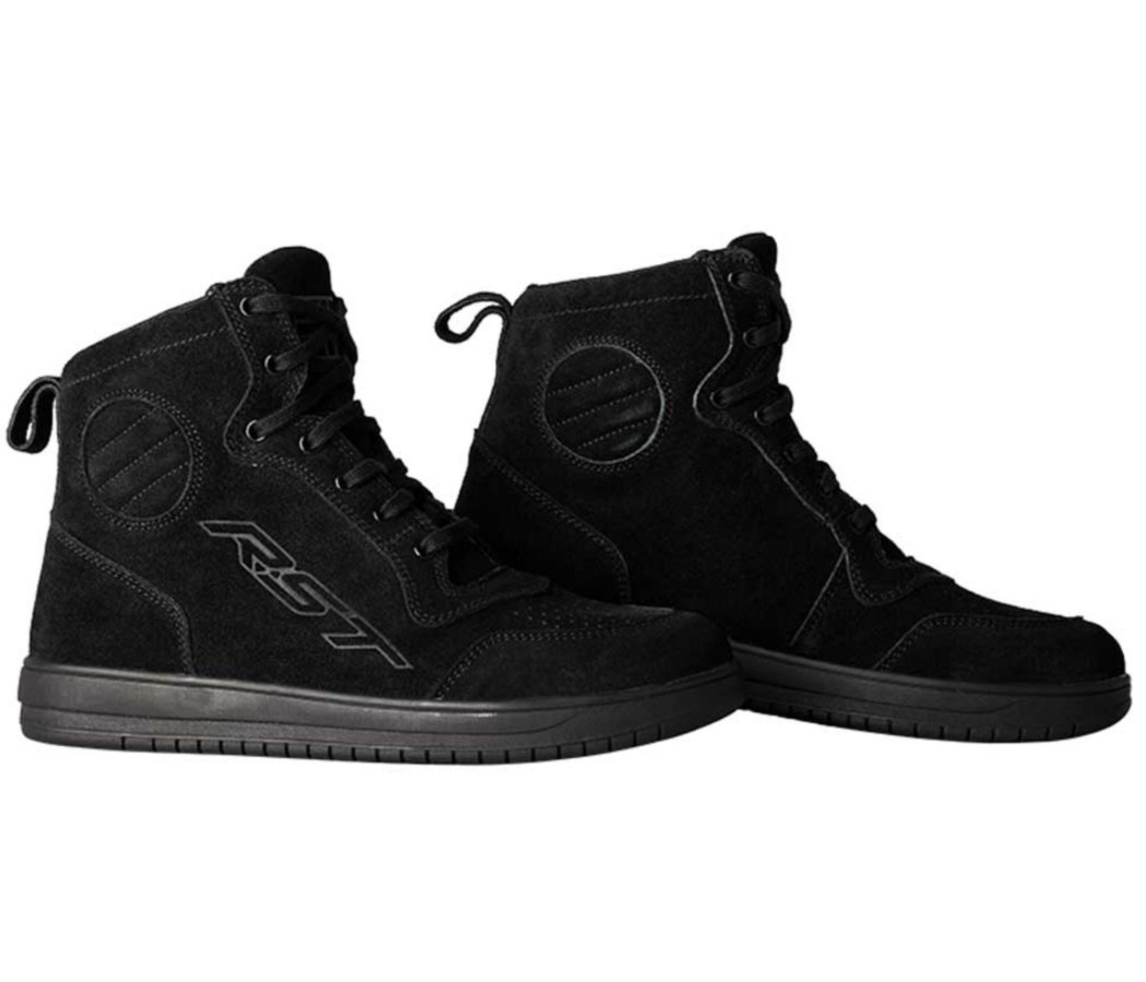 cyclebitz: RST HiTop Moto Sneaker CE Boot - Black Suede