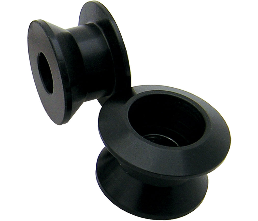 cyclebitz BOLT Billet Swingarm Spools Universal Black