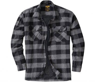 Scorpion Covert Moto Flannel - Black/Grey