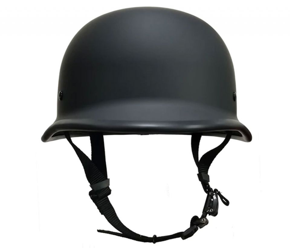 crazy als motorcycle helmets Smallest lightest DOT Beanie Helmet Flat Black No Peak XXL If your head measures in between sizes order the size smaller Review of Crazy Al's helmets!