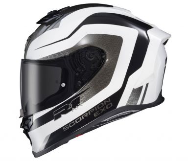 Scorpion EXO-R1 Air Helmet - Hive White/Black