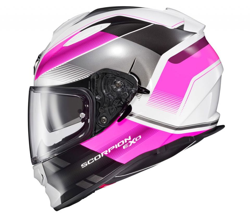 [新品,未使用/未開封] エクサレインボーゼロ　EXA-Rainbow 0 白 cyclebitz: Scorpion EXO RYZER Full Face Helmet - Edge Pink