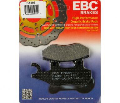 Brake Pads EBC FA197 Aramid Fiber Organic