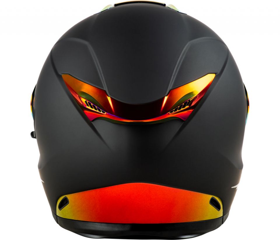cyclebitz: Fly Racing Sentinel Recon Helmet - Matte Black/Fire Chrome