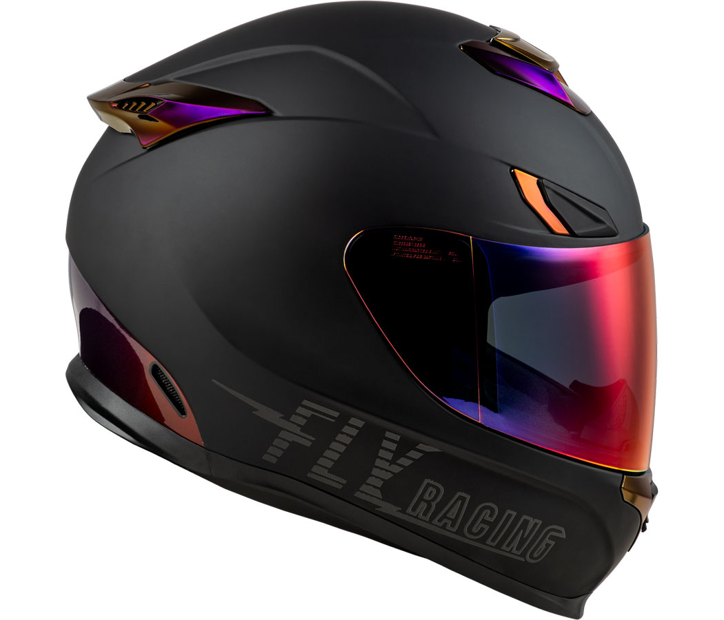 cyclebitz: Fly Racing Sentinel Recon Helmet - Matte Black/Purple