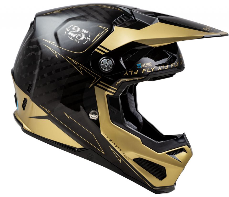 cyclebitz: Fly Racing Formula S Carbon Legacy Helmet - Black