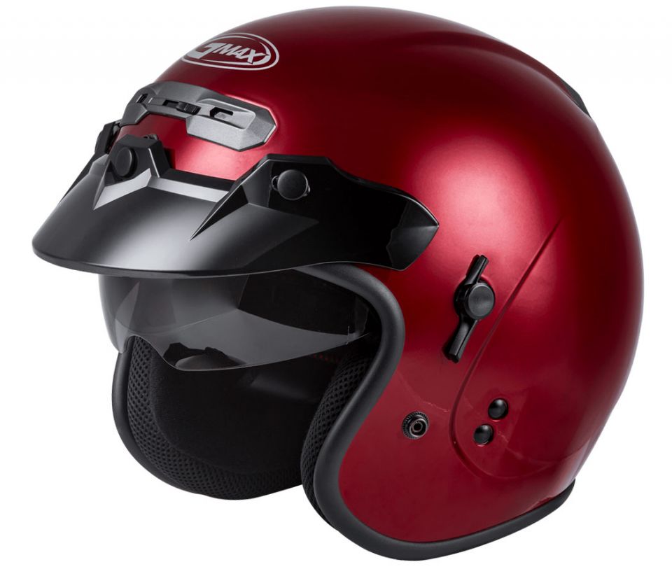 candy red motorcycle helmet HOLESHOT Vega HOLESHOT off Custom Candy Red Carbon Fiber
