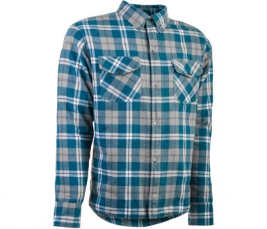 Highway 21 Marksman Flannel - Grey/Blue