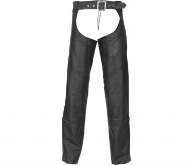 Highway 21 Maverick Leather Chaps - Black