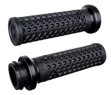 ODI V-Twin Lock-On Signature Grips Black 1" TBW