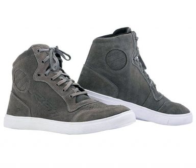 RST Women's HiTop Moto CE Sneaker Grey Suede