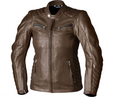 RST Women's Roadster Air CE Leather Jacket Brown