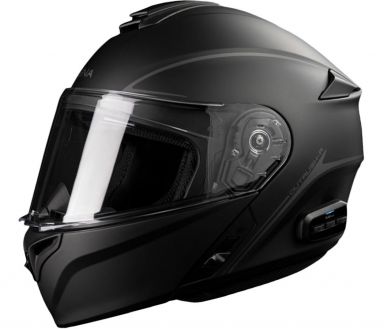 SENA Outrush R Flip-Up Helmet - Matte Black