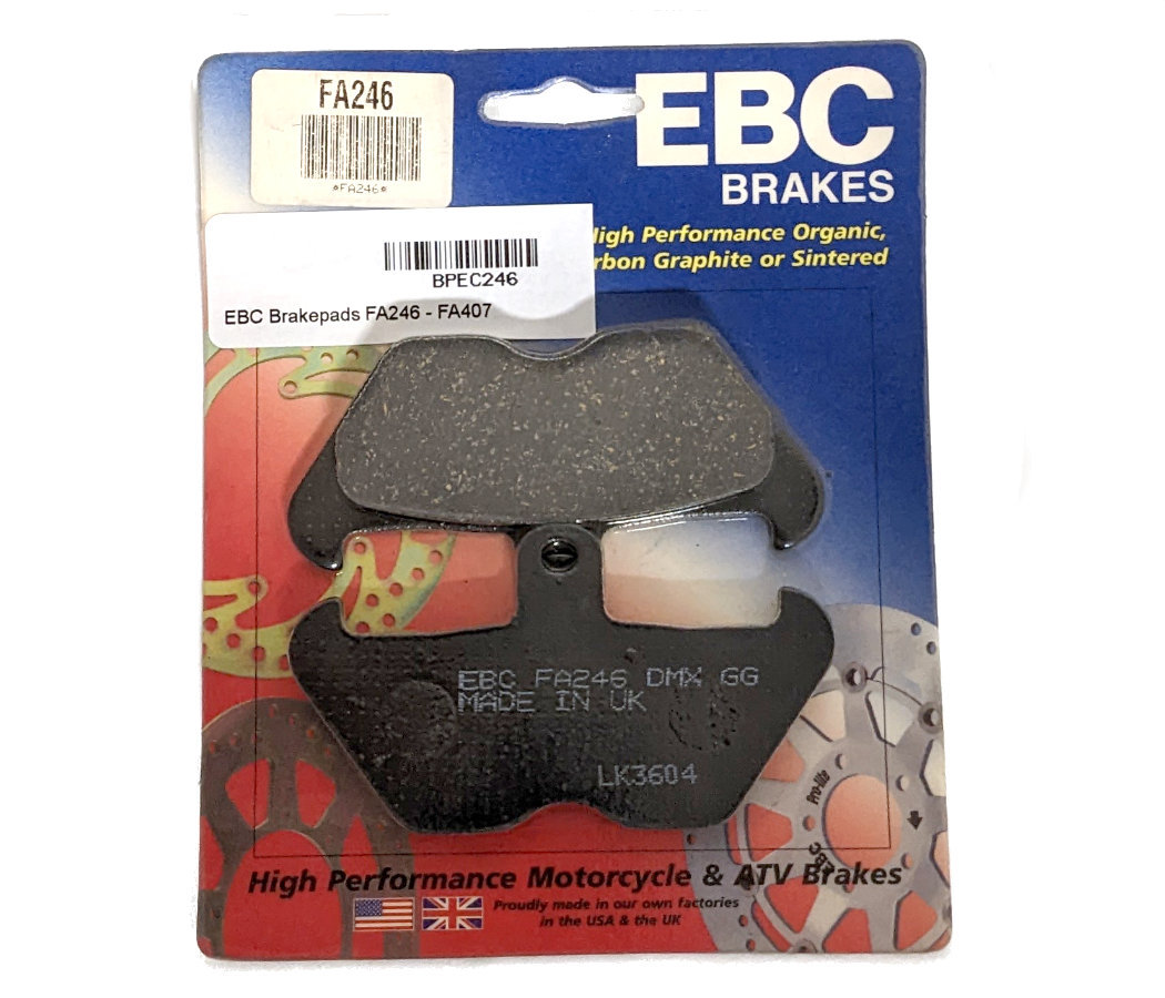 EBC Bremsbeläge FA88 Set – Organische Beläge Für Motorräder, Mit Kevlar-Fasern