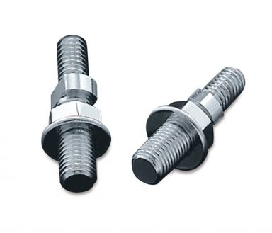 Kuryakyn 1446 Metric Mirror Adapters M10 to 5/16" (R+L)