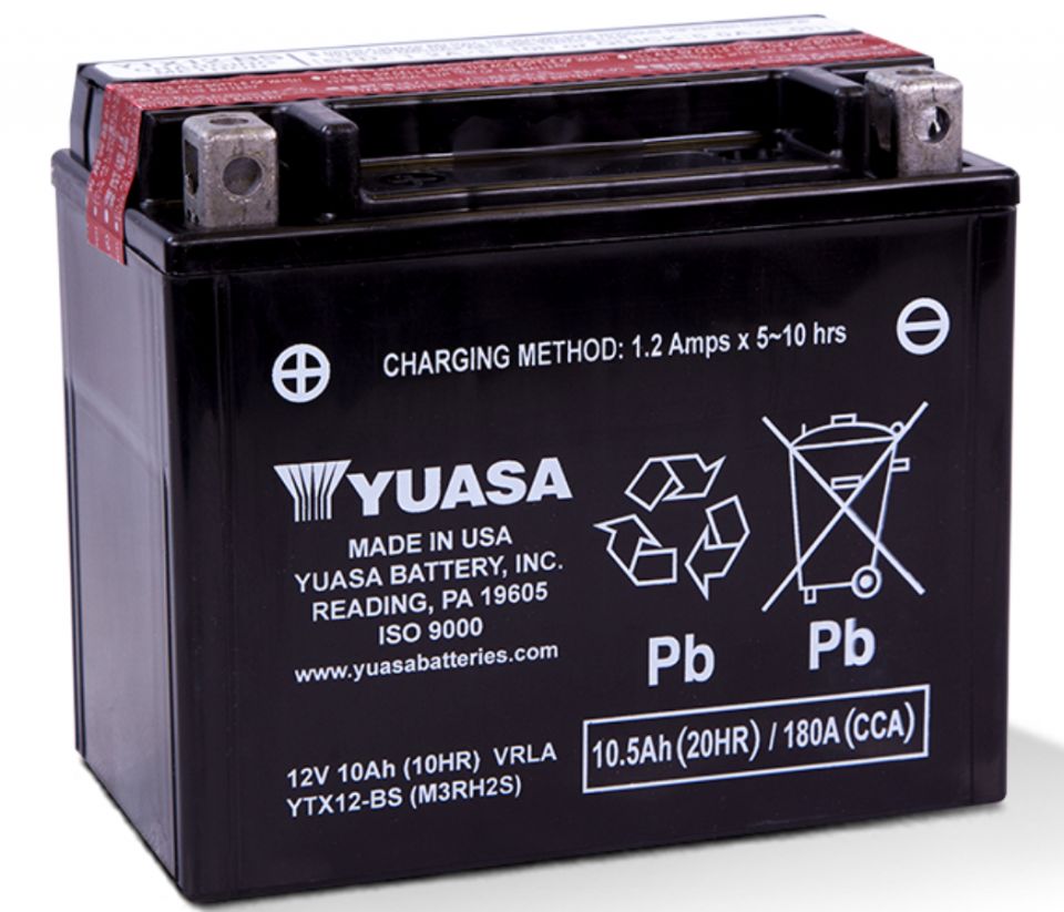 YUASA AGM バッテリー YTX12-BS 12V 10Ah Amazon.com: YUASA YTX12-BS BATTERY : Automotive