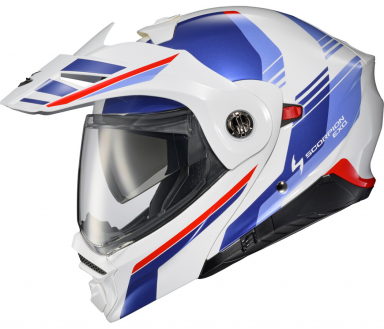 Scorpion EXO-AT960 Modular Helmet Monk White/Blue