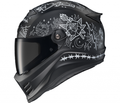 Scorpion Covert FX Full Face Helmet The Litas 2 Black