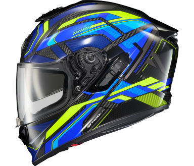 Scorpion EXO-ST1400 Evo Carbon Helmet Hex Gloss Blue