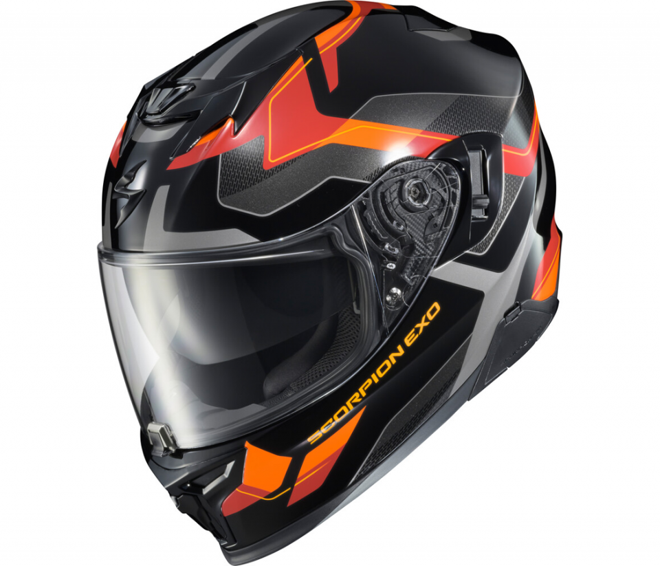cyclebitz: Scorpion EXO-T520 Helmet Zuse Orange