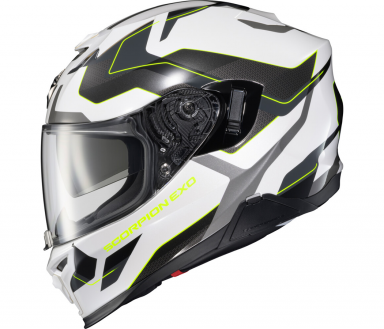 Scorpion EXO-T520 Helmet Zuse White/Hi-Vis
