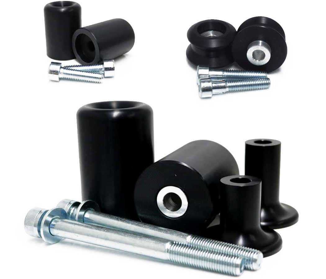 cyclebitz: Shogun Complete Slider Kit Black (Kawasaki 755-4449)