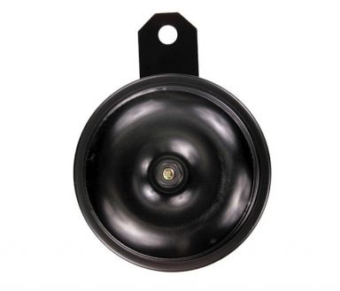 Universal 12 Volt Horn Black 4"