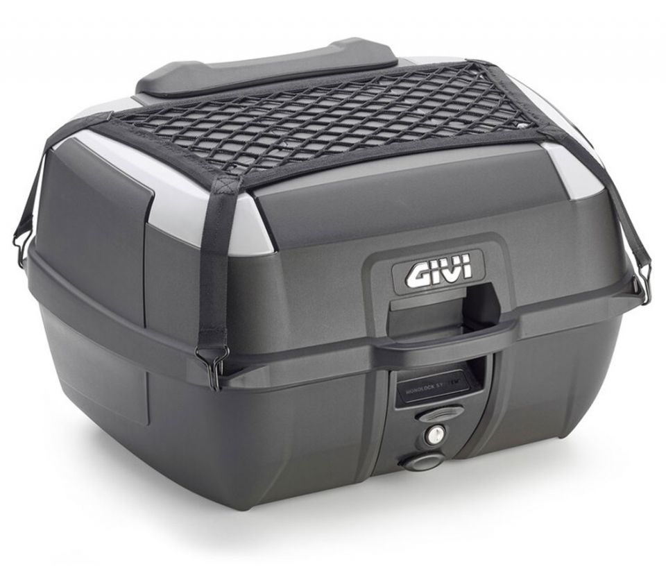 cyclebitz: GIVI B45+ Monolock® Top Case Black/Silver 45 Ltr