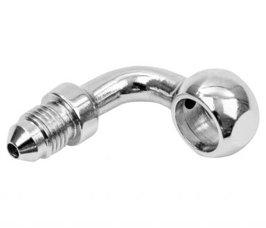 Goodridge 90 Degree Banjo Chrome 3/8"
