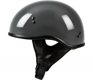 Highway 21 .357 Half Helmet Grey