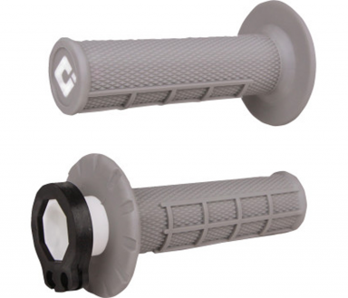 ODI V2 Lock-On Grips Half Waffle Grey 7/8"