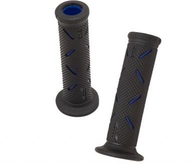 Pro Grip 717 Road Grips - Blue/Black 7/8"