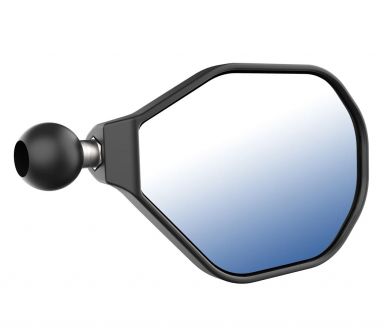 RAM Tough-Mirror™ Oval Black - Right with Ball
