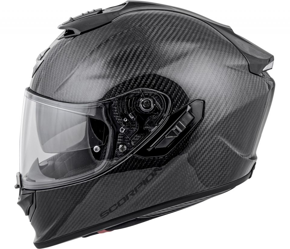 cyclebitz: Scorpion EXO-ST1400 Evo Carbon Helmet - Gloss Black
